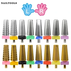 5 IN 1 Carbide Silver Gold multi-function Carbide nail milling drill bits