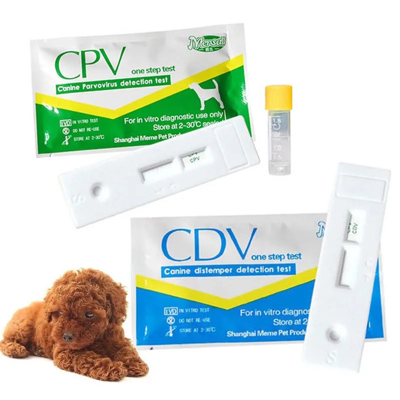 Canine Dog Distemper Virus CDV/CPV Home Nasal Swab Health Test Paper xqmg Dog Accessories Supplies Pet Products Home Garden 2021