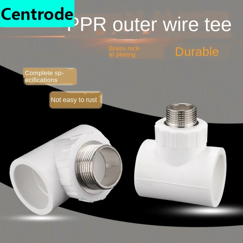 Pipe Fittings 50/63PPR Outer wire teeth Tee reducer reducer 1/2 IN 3/4 IN 1 1N 1.2IN 1.5IN 2IN ppr fittings