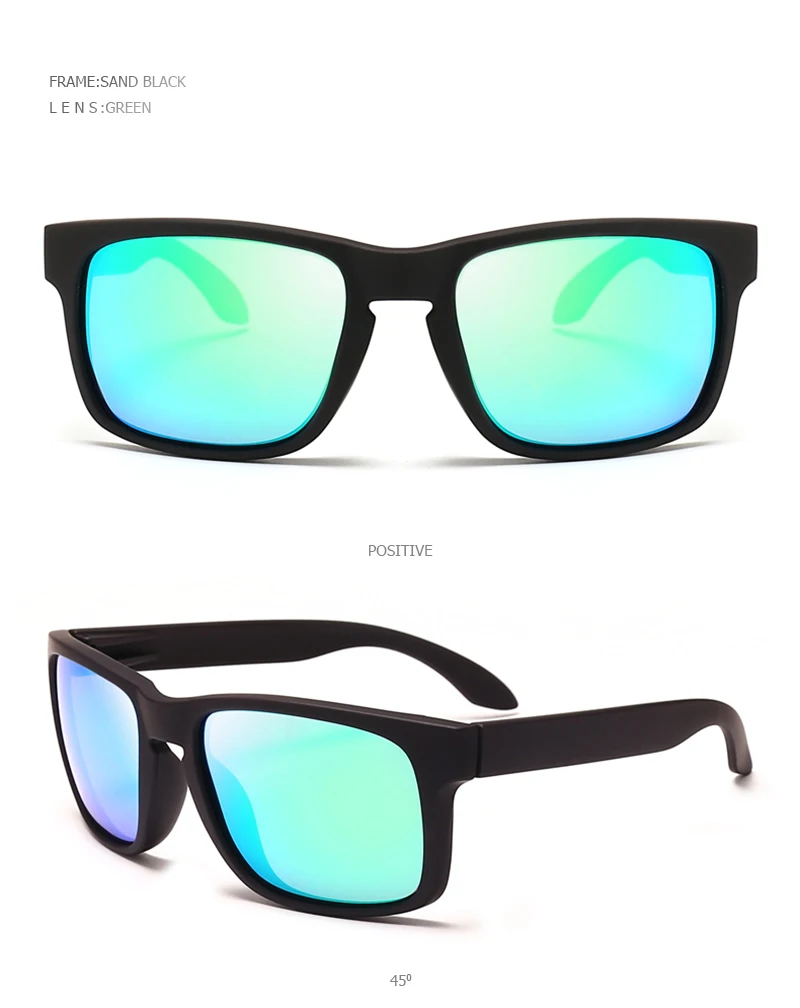 Klassische Schwarze Quadratische Polarisierte Sonnenbrille Männer Frauen Mode Sport Sonnenbrille Männlich Stilvolle Outdoor Fahren Angeln Shades – Detail 13