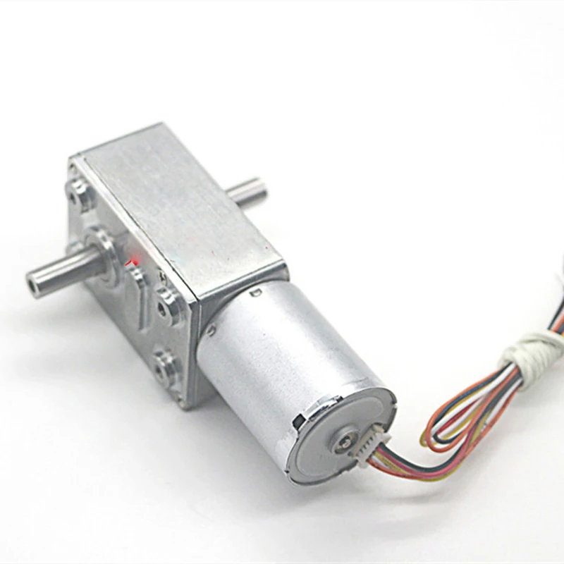 

370 DC Brushless Motor Double Shaft Length 14mm Electric 12V 24V Speed Reduction 6rpm To 150rpm PWM Metal BLDC Motor JGY-2430