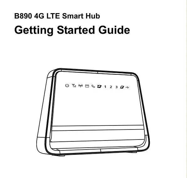 USED Huawei B890-66 4G LTE FDD700/850/AWS1700/2600Mhz HSPA+850/1900/2100Mhz  LTE Wireless Gateway Router