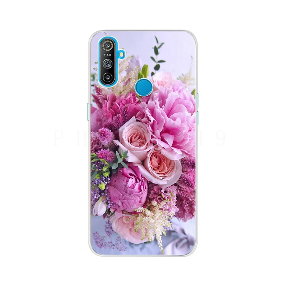 For Oppo Realme C3 Case Soft Silicone Cute Pattern Phone Back Cover For Oppo Realme C3 RMX2020 RealmeC3 C 3 Case TPU Fundas Capa
