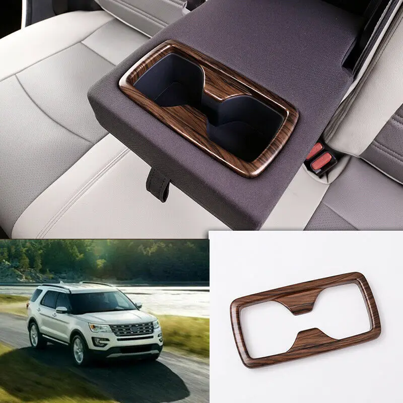 

Для Toyota RAV4 2020 ABS отделка под дерево задний ряд переключение передач Крышка для водяной чашки литье отделка автомобильные аксессуары 1 шт.