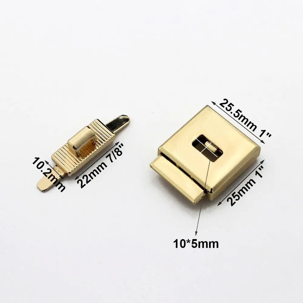 1pcs Metal Turn Lock Fashion Special Switch lock For DIY Handbag Bag Purse Luggage Hardware Closure Bag Parts Accessories