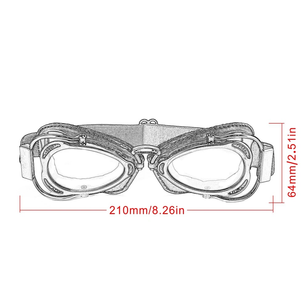 Lunettes de soleil Vintage pour hommes et femmes, protection des yeux, pour moto, Motocross, ATV, Dirt Bike, vtt, hiver