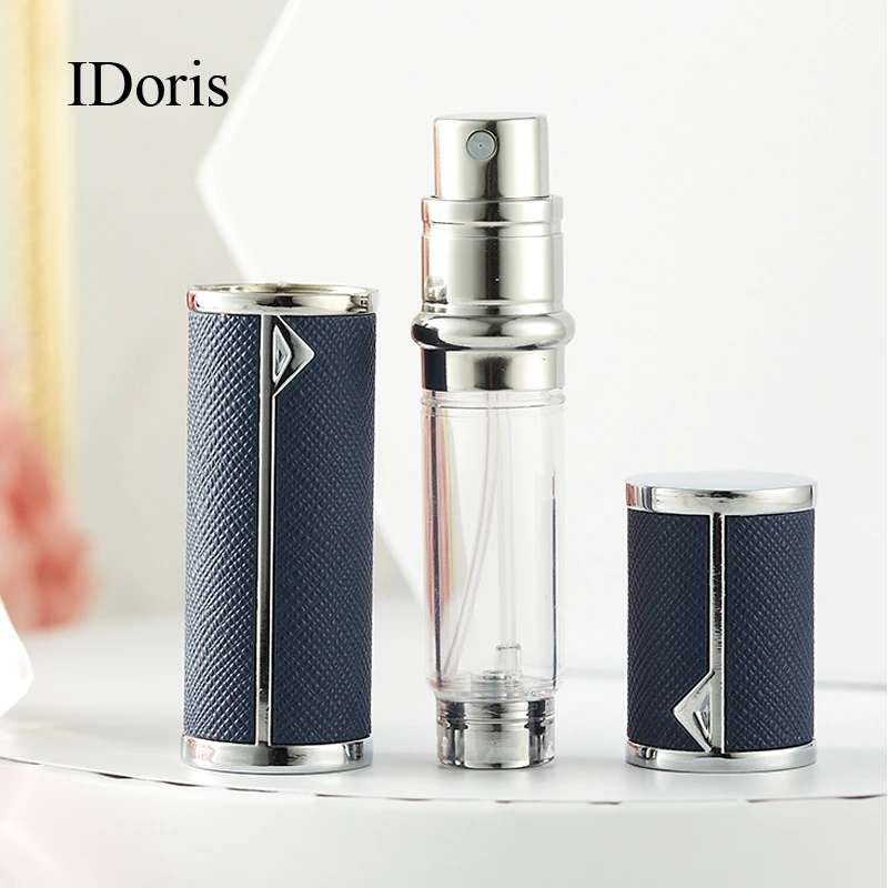 IDoris perfume vaporizers 5ML Aluminum Perfume Bottle Empty Refillable Spray Perfume Atomizers Bottles