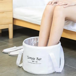 Collapsible Foot Soaking Bath Basin Large Portable Feet Spa Soak Tub Foldable Water Bucket For Travel Camping Drop Shipping