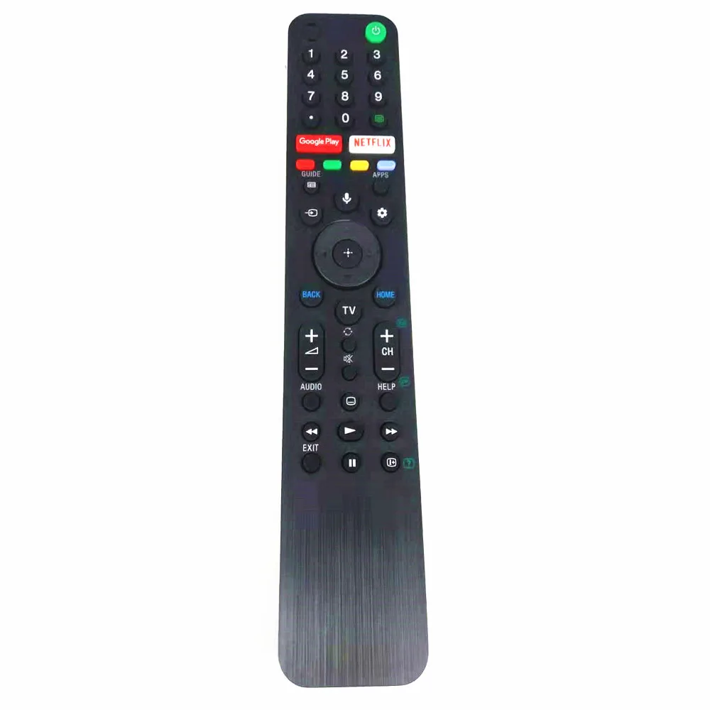 RMF-TX500P NEW Remote with Voice Control Netflix Google Play use for SONY 4K UHD Android Bravia TV X85G Series X8000 Series