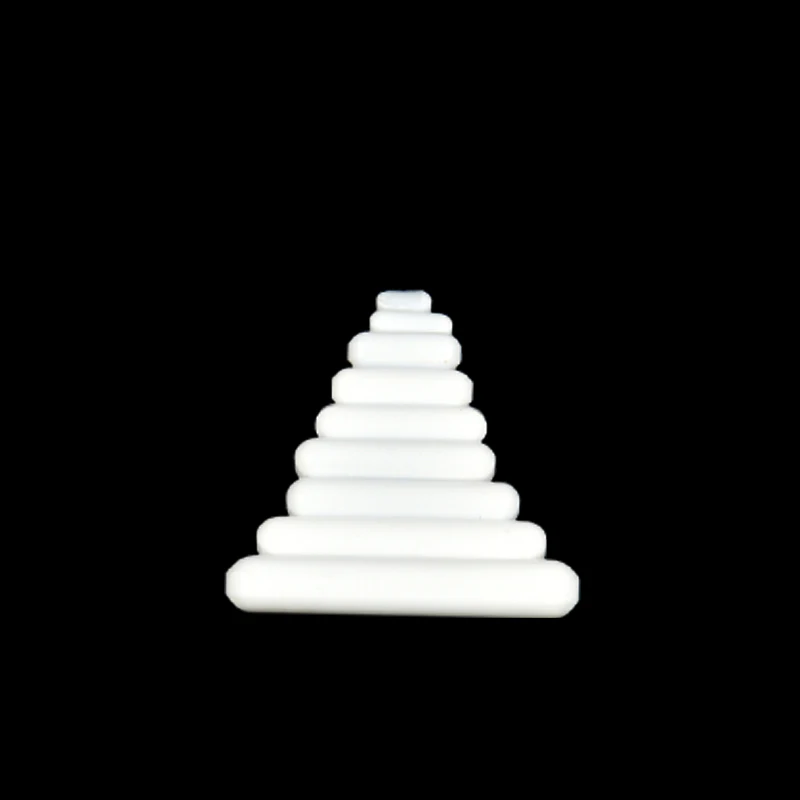 5PCS/Lot laboratory Magnetic PTFE Magnetic Stirrer Mixer Stir Bars White Color Without Pivot Ring