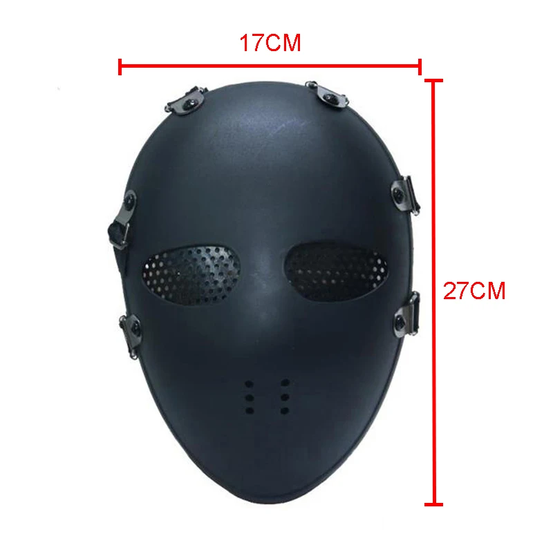 Airsoft Masks Classic Style Tactical Paintball BB Gun Shooting Full Face Protective Mask Army Wargame Field Hunting Accessories