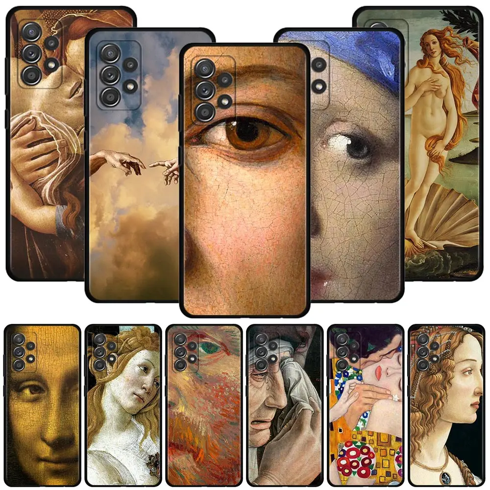 For Samsung Galaxy A21s A02s A03s A12 A02 A51 A71 A41 A31 A11 A01 A72 A52 A42 A32 A22 A52s Case The Birth Of Venus Art Paintings