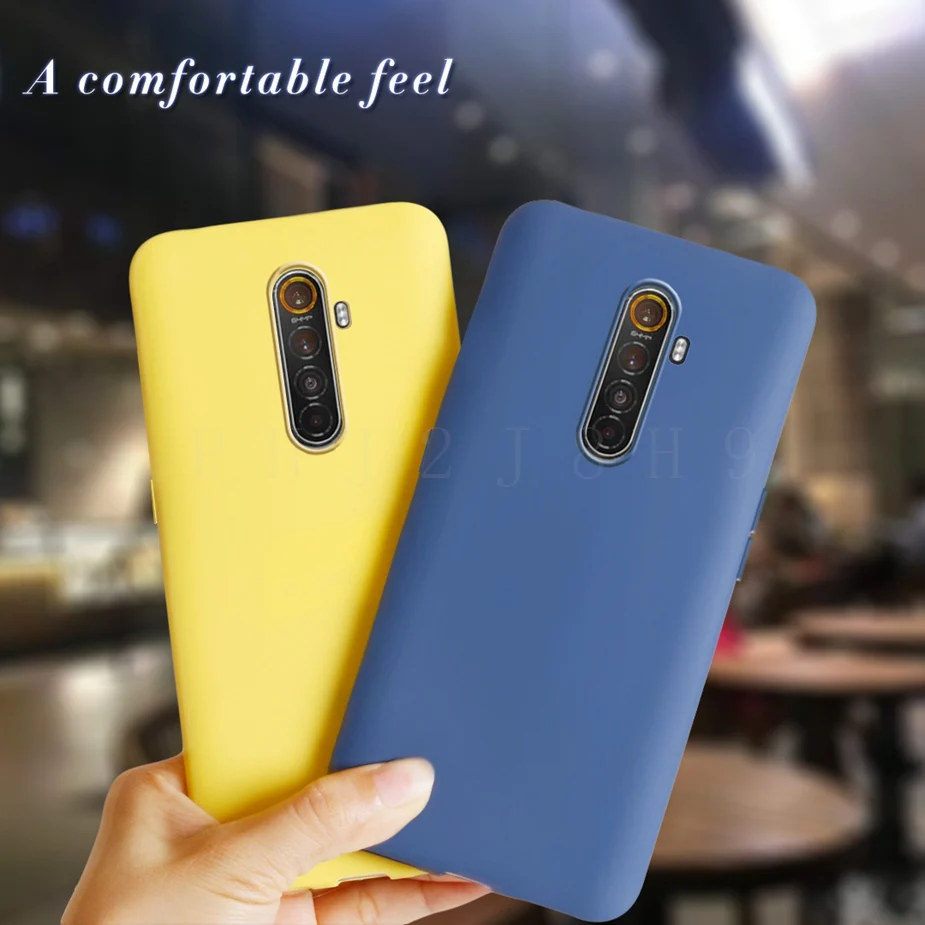 For OPPO Realme X2 Pro Case X 2 XT Soft Silicon TPU Matte Back Cover For Realme XT X2 Pro X 2 Phone Case Full Cover Coque Bumper