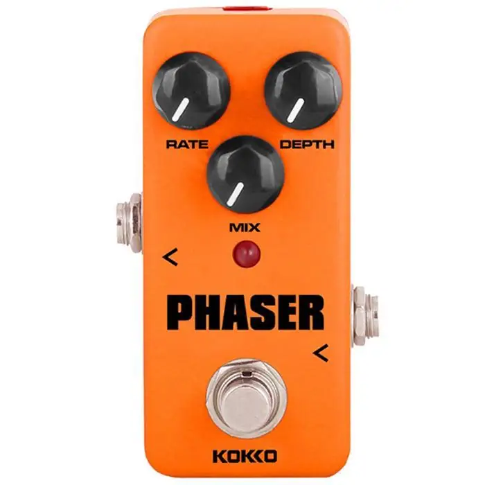 Kokko Guitar Electric Acoustic Parts Accessories Phaser Pedal True Bypass Warm Analog Phaser Guitar Power Supply Effector