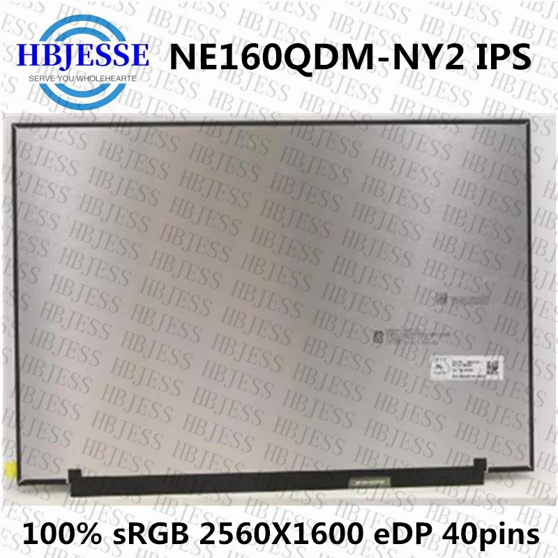 

New 16.0 INCH 100sgrb 40PINS B160QAN02.L NE160QDM-NY2 MNG007DA1-2 -3 NE160QDM-N62 B160QAN02.H For ideapad 5 pro-16 Laptop LCD