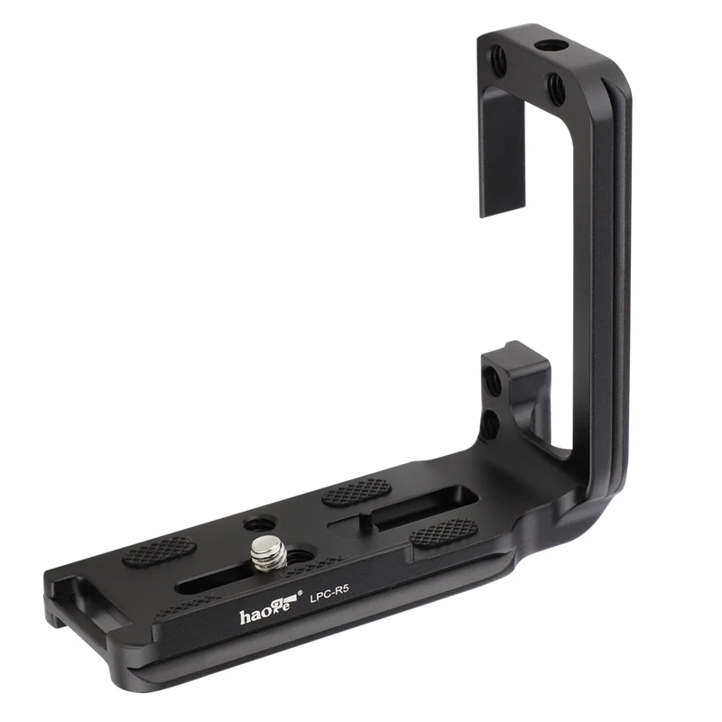 Haoge LPC-R5 L Bracket for Canon EOS R5 R6 Camera , Arca Style Compatiable Quick Release Plate