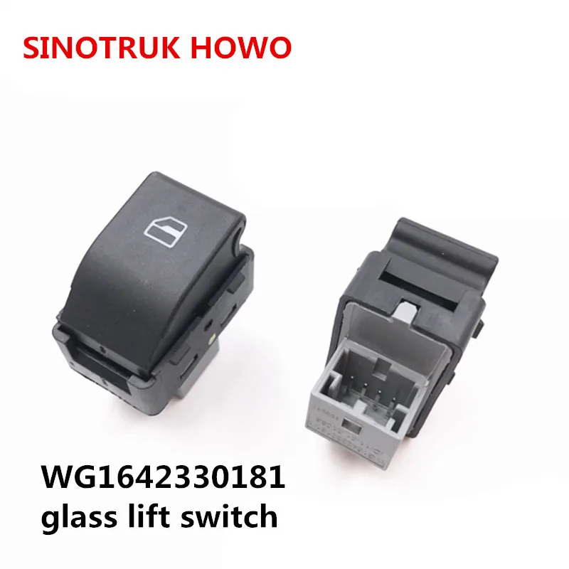 WG1642330181 glass lift switch adapted to Sinotruk Howo 380 door electric glass lifter line door and window control switch