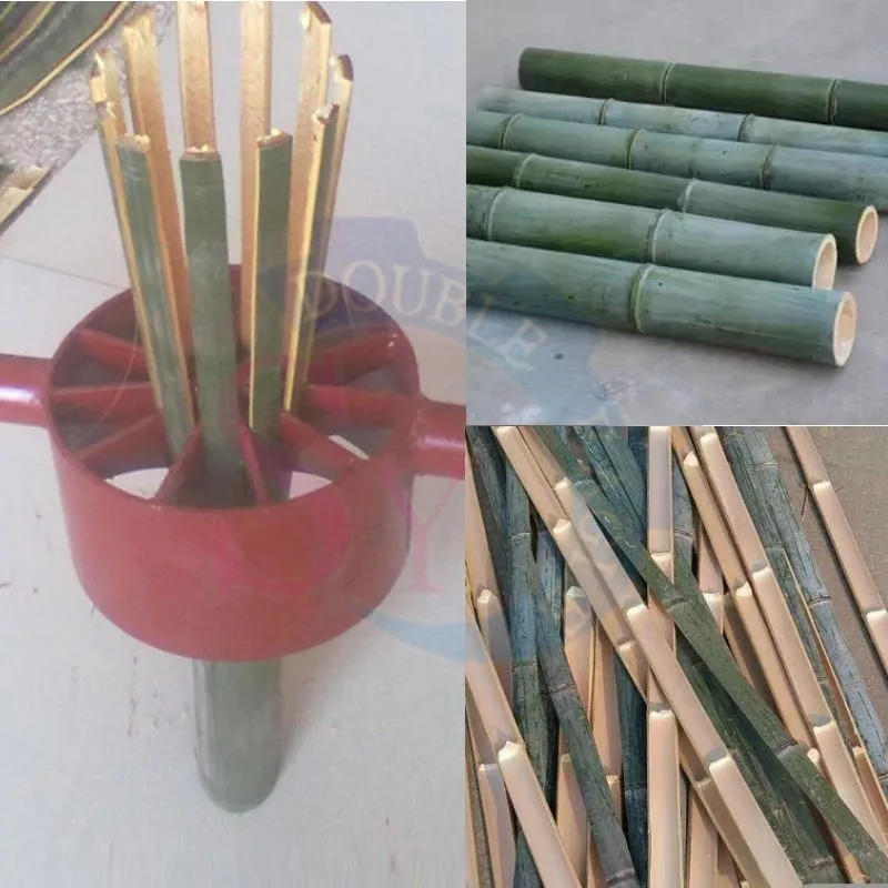 

Easy to operate multifunction hand cutting bamboo into strip machine manual breaking bamboo tool bamboo tube dividing machine