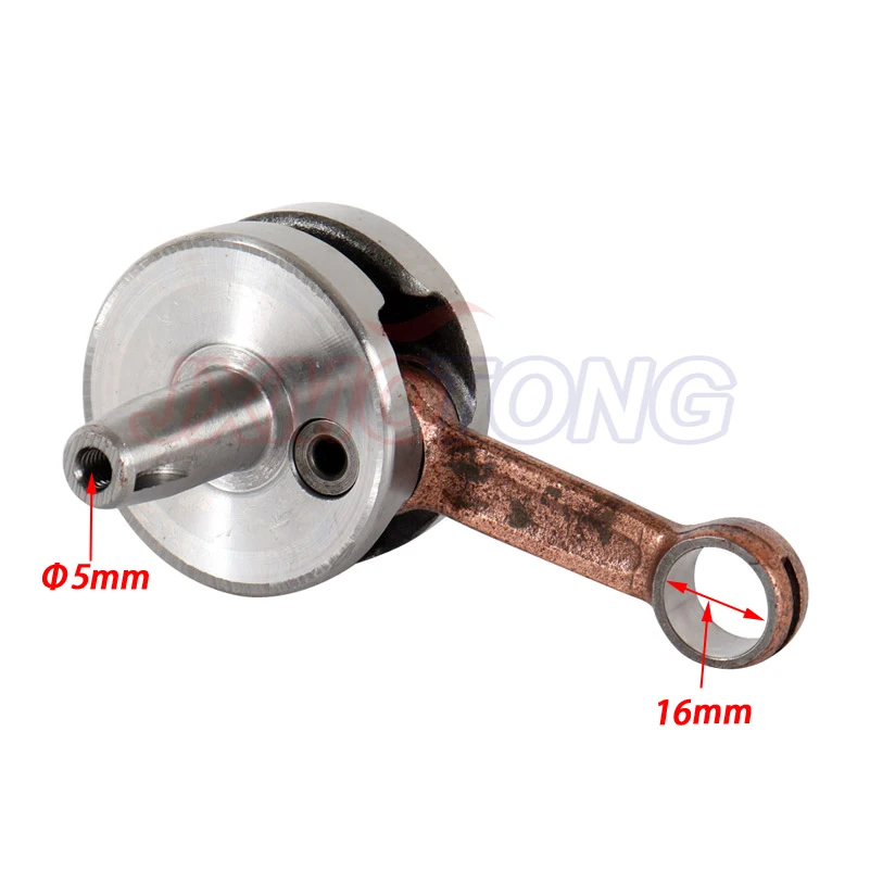 Motorcycle engine Crankshafts For 49cc 44-6 2 stroke Pull Circle Semicircular Crankshaft Crank Shaft Gas Mini Pocke