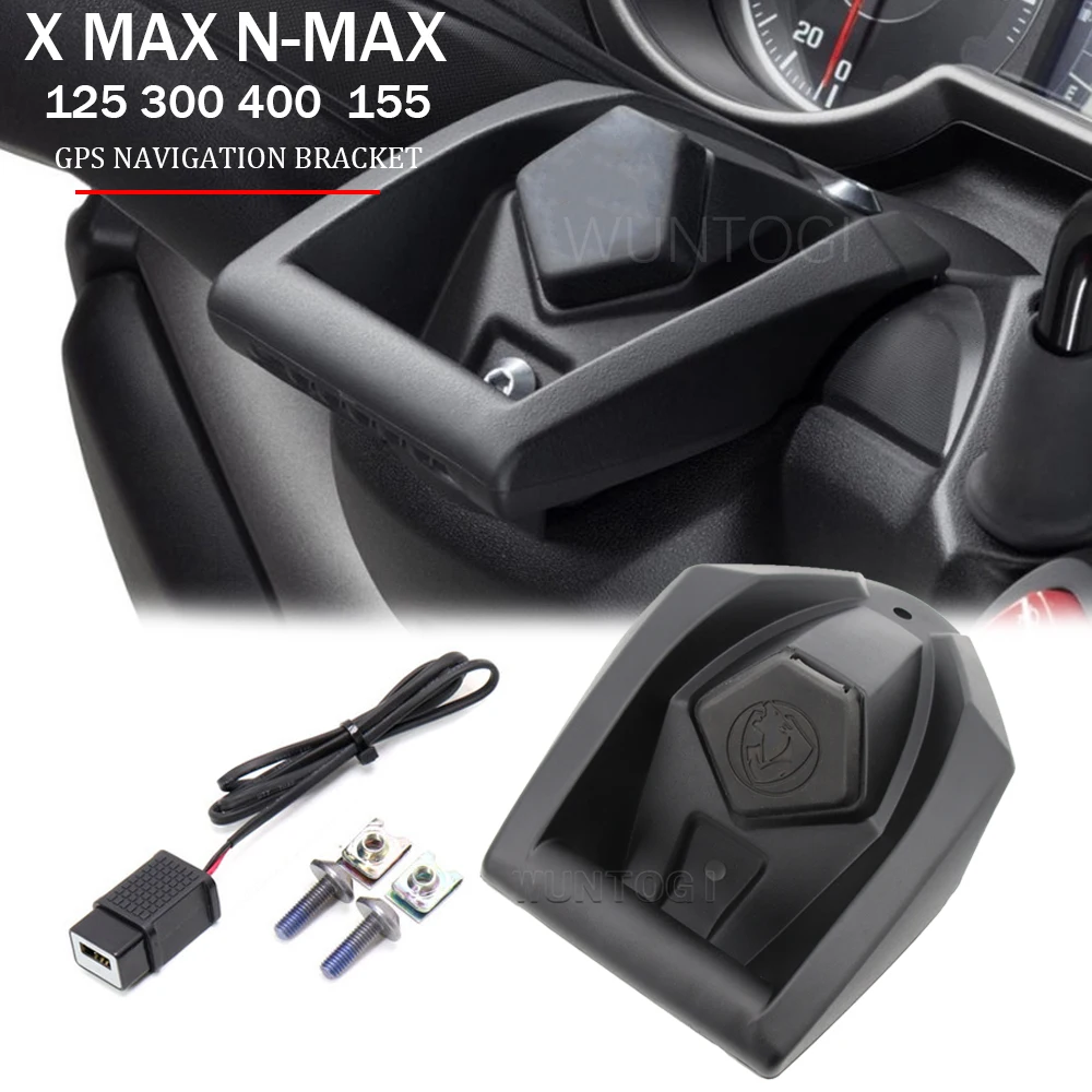 Fit For YAMAHA XMAX300 X-MAX XMAX 300 125 XMAX 400 N-MAX 155 2021 New Motorcycle Accessories GPS Navigation Bracket Support