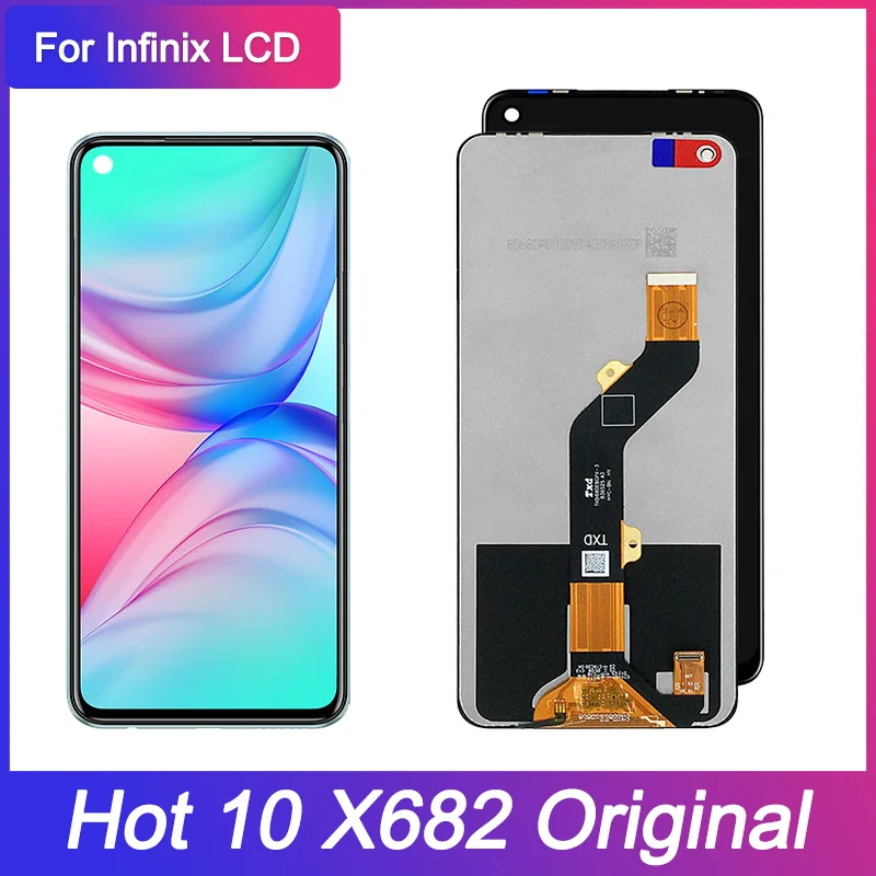 Оригинальный ЖК-дисплей для Infinix, горячая распродажа 10, дисплей для телефона X682B X682 X682C, запасные части для ремонта ЖК-дисплея