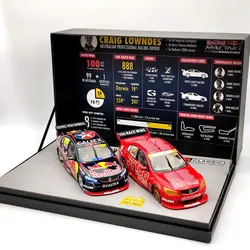 1:18 Classic Carlectables 18599 Craig Lowndes 100 ATCC/V8 Supercar Race Wins Twin Set Limited Diecast Model Collection Auto Gift