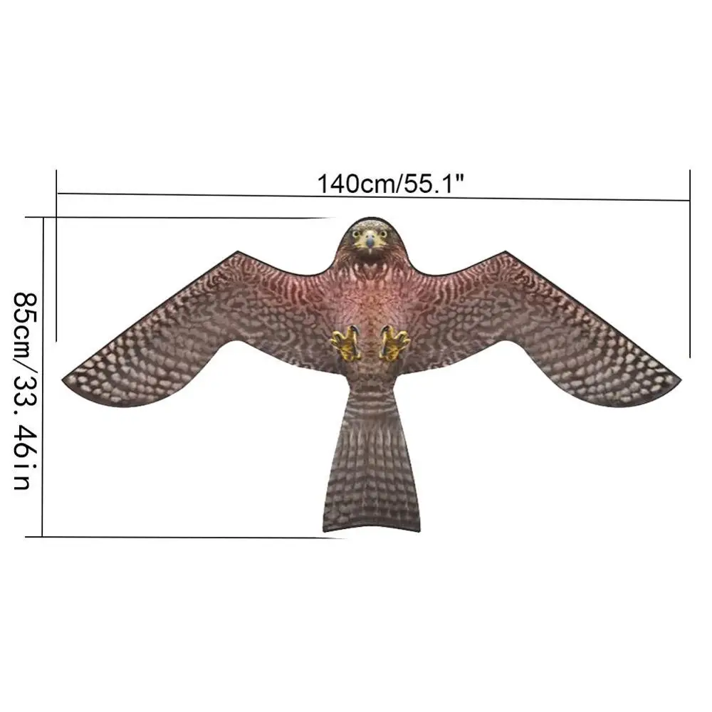 Anti Bird Flying Hawk Kite Bird Repeller Large Eagle Kites Scarecrow Decoy for Farm Garden Pest Bird Repellent