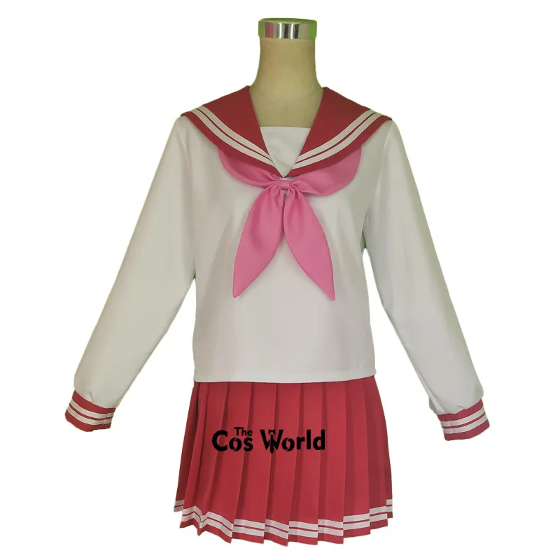 Lucky Star Izumi Konata Long Sleeve Sailor Suit School Uniform Tops Skirt Outfit Anime Cosplay Costumes