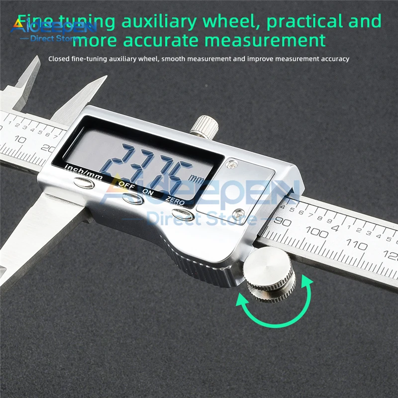 Measuring Tool Stainless Steel Digital Caliper 150/200/300mm Vernier Caliper Measuring Instrument Vernier Calipers