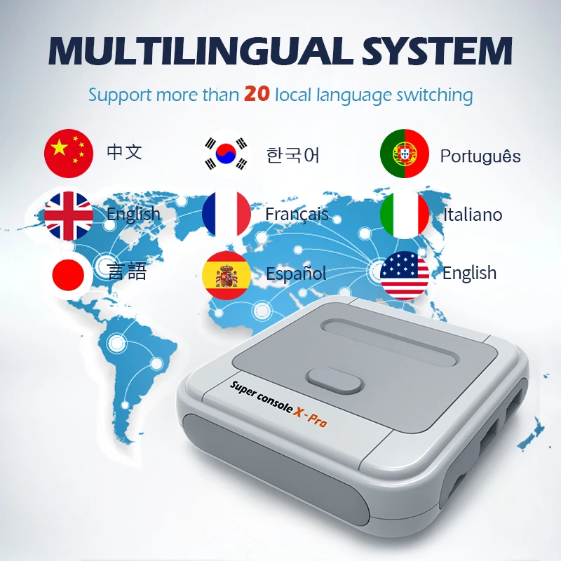 コンソールとwifi用のクラシックゲームを備えたコンソール,4Kビデオを搭載したレトロなゲームコンソール,Android,Xbox,Amazon,4K,60000のクラシックゲームが含まれています