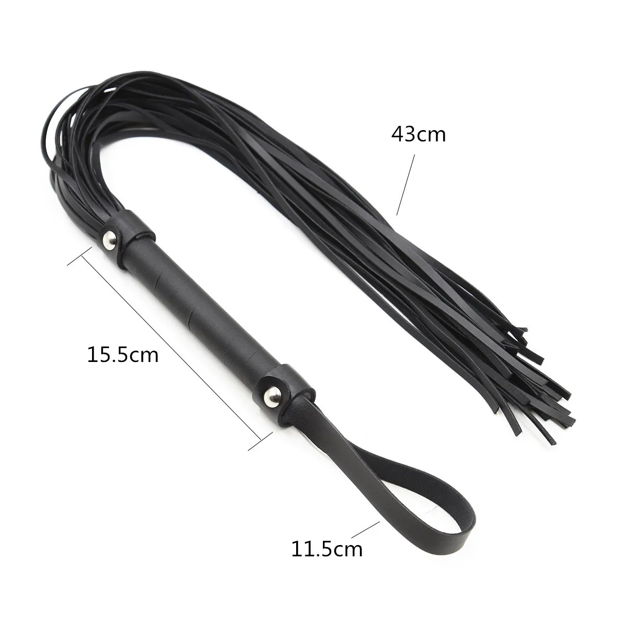 58cm Leather Bdsm Bondage Slave Lash Spanking Whip with Sword Handle for Men Women SM Sex Games Erotic Foreplay Flogger Toys