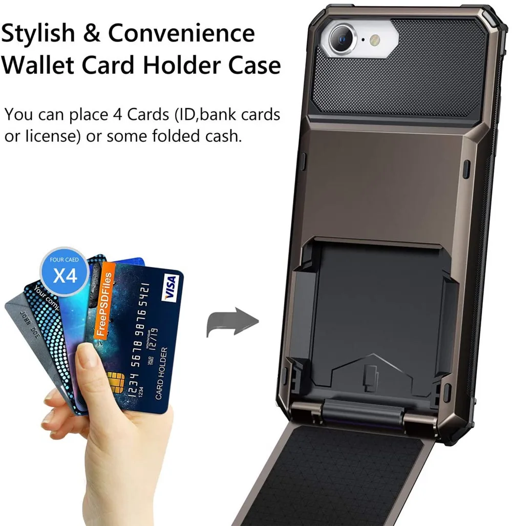 for iPhone 6s Case for For iPhone 6s 6 6+ Plus Wallet Credit Card Holder ID Slot Pocket Cover For iPhone 6s Plus 6 6G iPhone6s