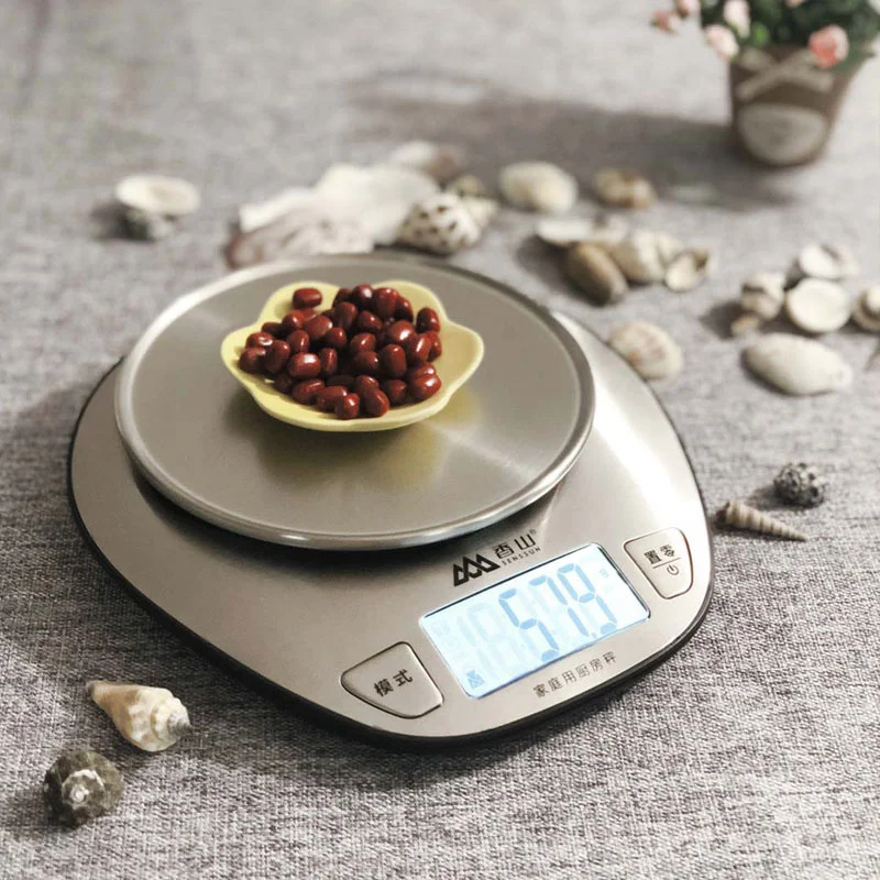 HOT Xiaomi Mijia Xiangshan LCD Electronic Kitchen Scale Portable Stainless Steel Scales High Precision Sensing Food Balance Libr