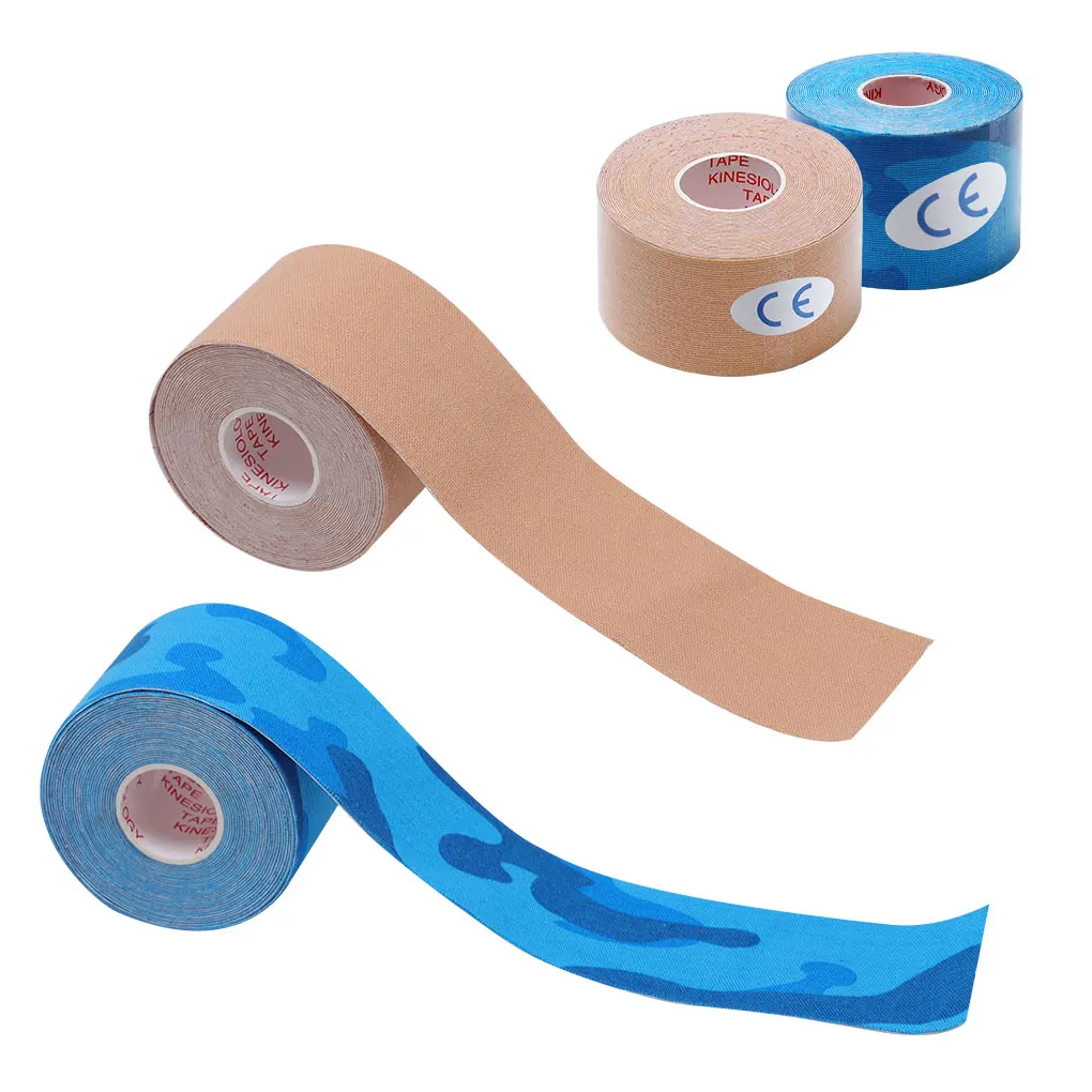 kinesiology tape kinesio tape grip tape Athletic Recovery Elastic Kneepad Muscle Pain Relief Knee Pads Support Bandage Fitness