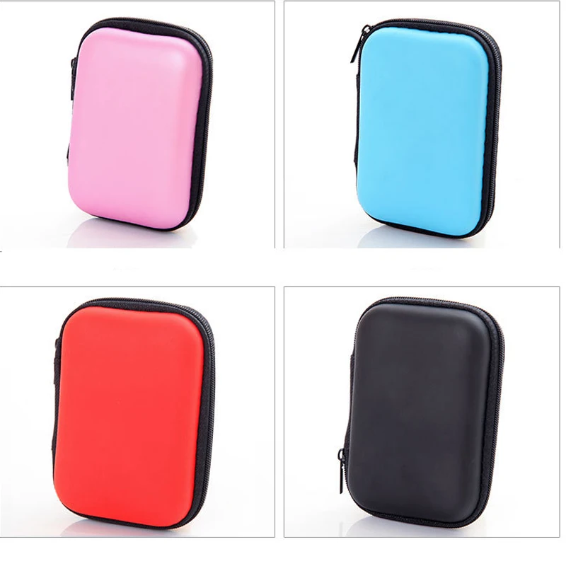 Portable Storage Bag Mobile Phone Data Cable Digital Charger Cable Organizer Bag  Zip Lock Case Mini Zipper Bag 12x8x4cm