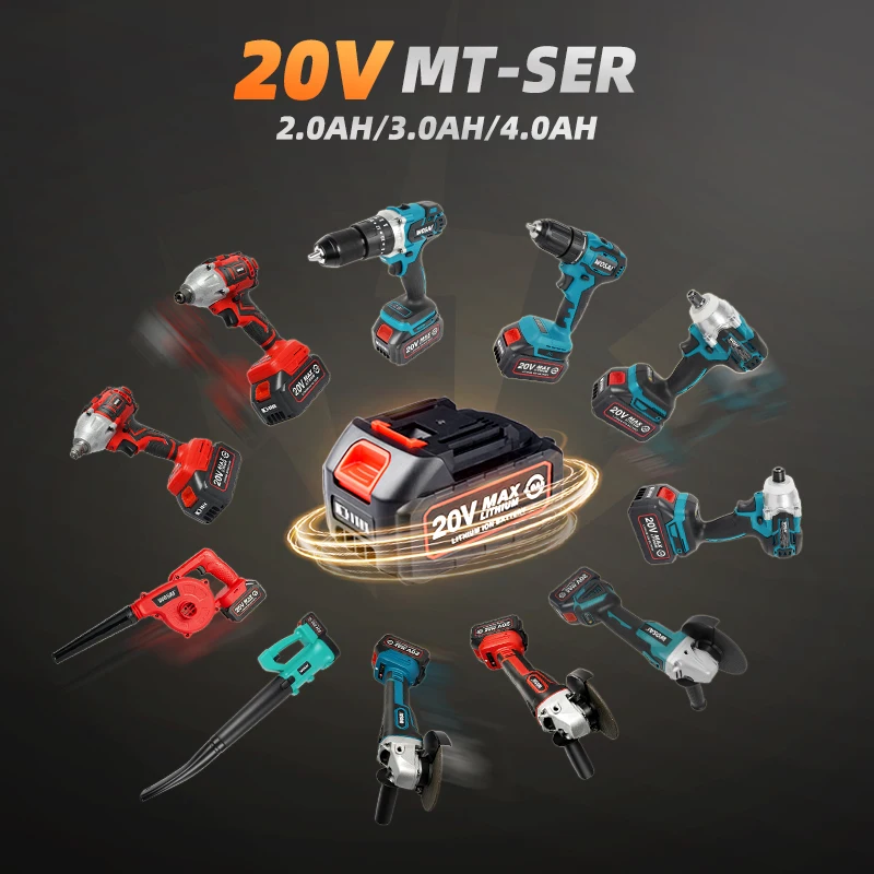 WOSAI MT Series Bareเครื่องมือไฟฟ้าสว่าน/ไขควง/Blower/Brushlessประแจไฟฟ้า/ค้อน/Chain Saw/18Vแบตเตอรี่Makita