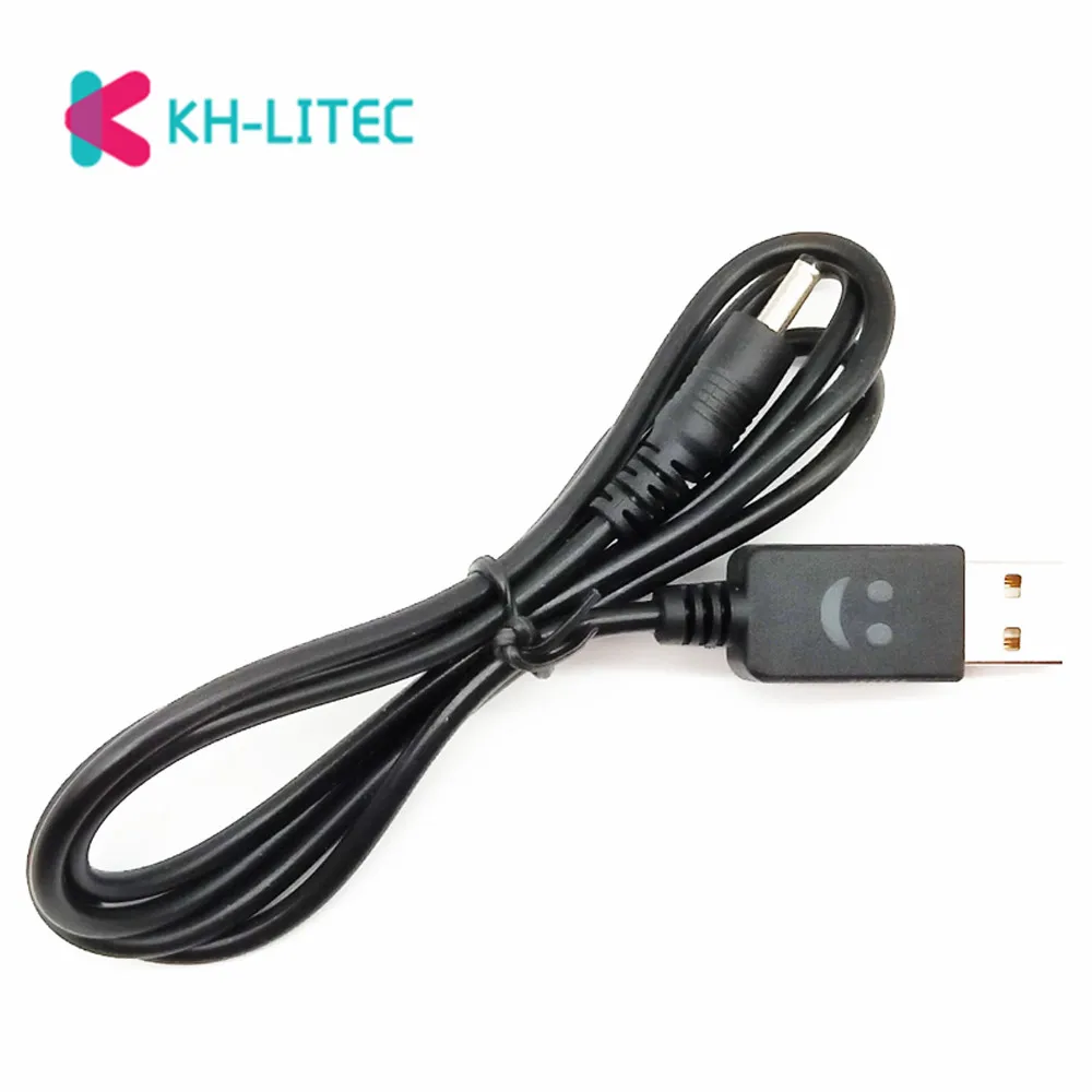 KHLITEC Portatile 1m 3ft Sorridente Viso 4.2V Proiettore USB del Caricatore del Cavo Del Faro Della Parete del USB di Ricarica Cavo Sorriso Viso