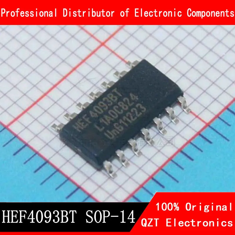 

10PCS HEF4093BT CD4093BM SOP HCF4093 SOP-14 HEF4093 4093 SOP14 logic device chip