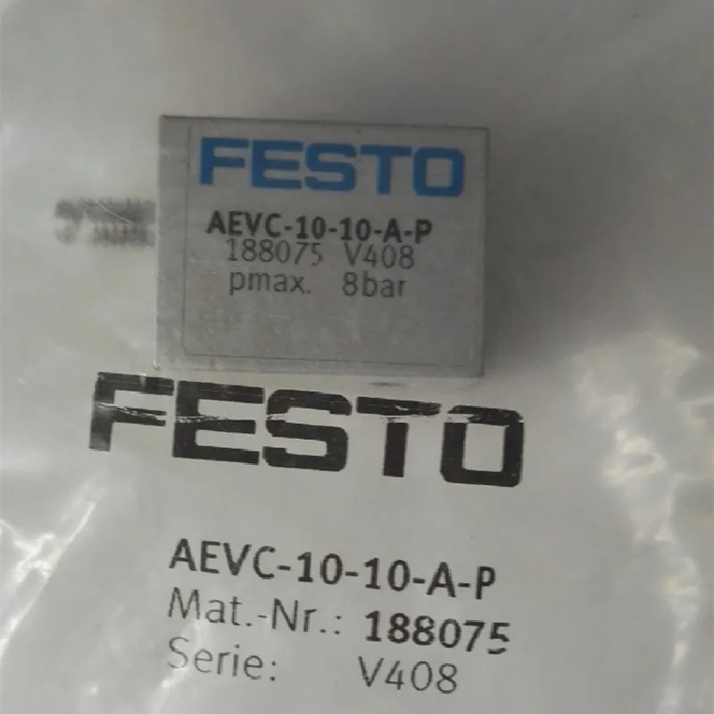 

FESTO AEVC AEVC-12-10-A-P 188087 AEVC-12-10-A-P-A 188085 AEVC-12-10-I-P 188083 short stroke PNEUMATIC cylinder