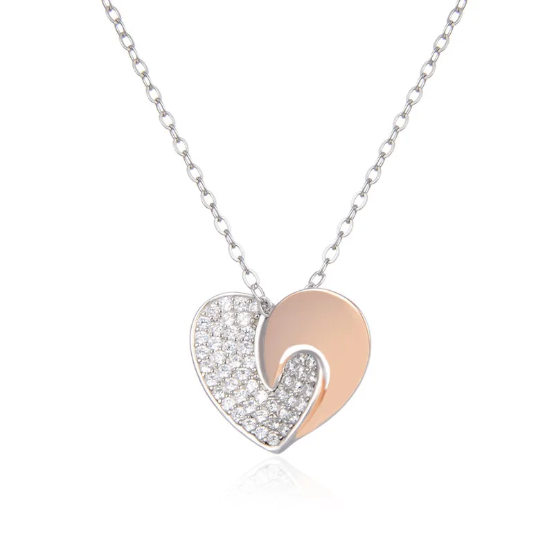 Charm Necklace Smart Heart 2021 Summer Ts Fashion Charm Love Jewelry Thomas 925 Sterling Silver Bijoux Romantic Gift For Women