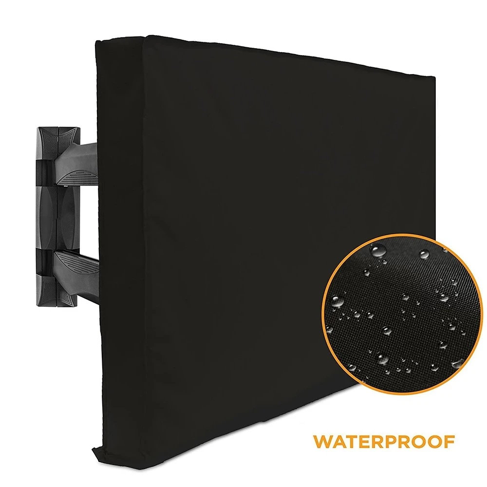 Weatherproof Dust-proof Outdoor TV Cover Beige 32\