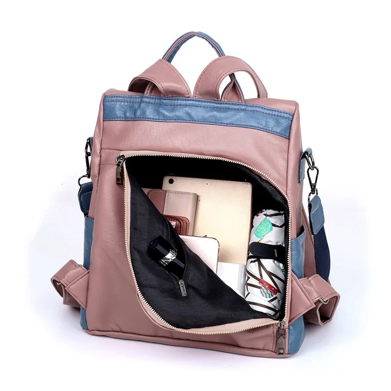 Fashion Backpack For Ladies Shoulder Bag Anti Theft Backpack Women Large School Bags For Teenage Girl Mochila Female