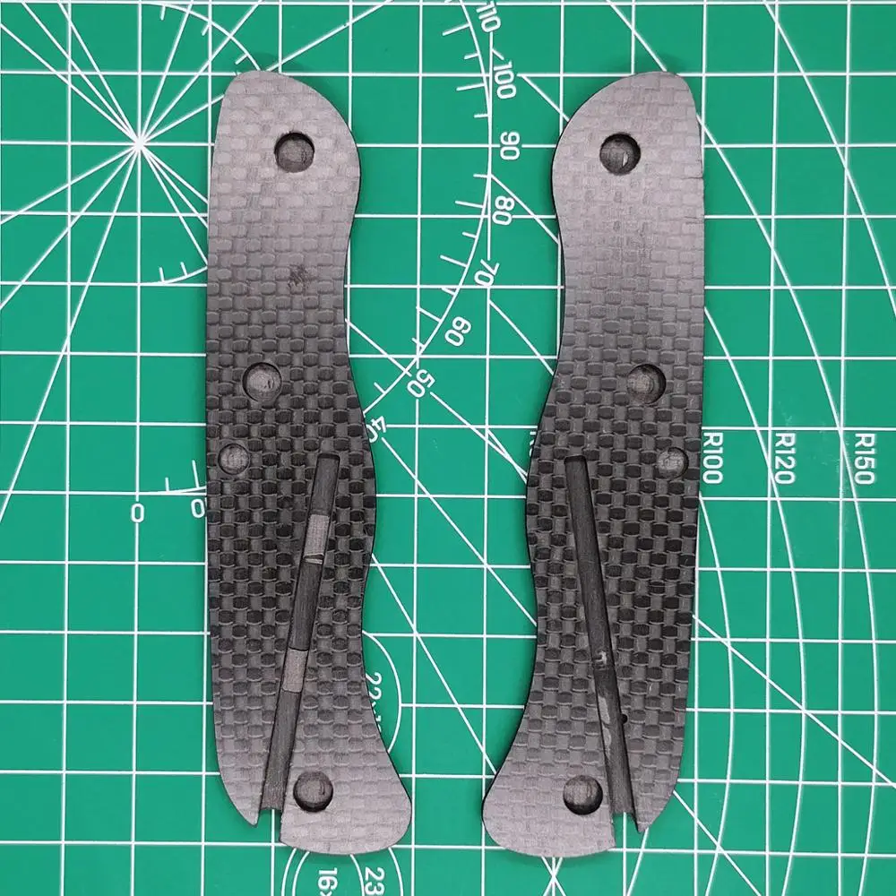 Custom Hand Made 3K Full Carbon Fiber Saber Knife Replacement Scale for 111mm Victorinox Swiss Army Knife EDC Mod