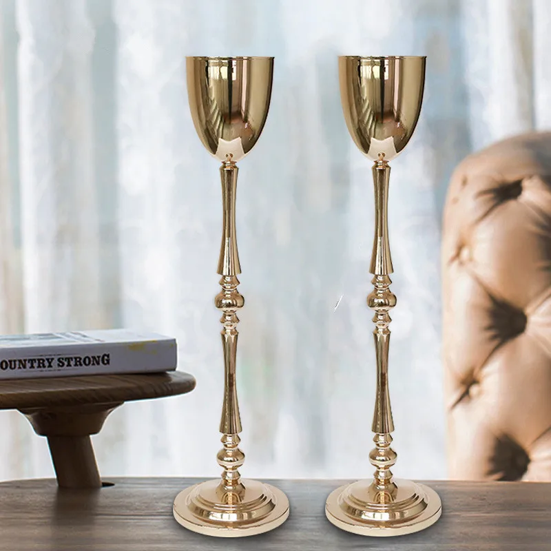 

Metal Flower Stand for Wedding Decoration, Pedestal Stand, Gold Road Lead, Candle Holder, Wedding Gift, Factory Price