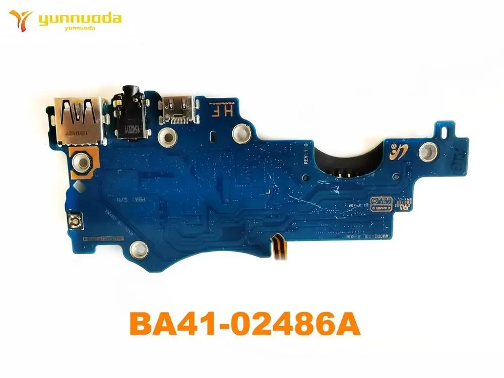 Original for Samsung Series 9 Np900x3l USB Port Power Button Audio board BA41-02486A  tested good free shipping