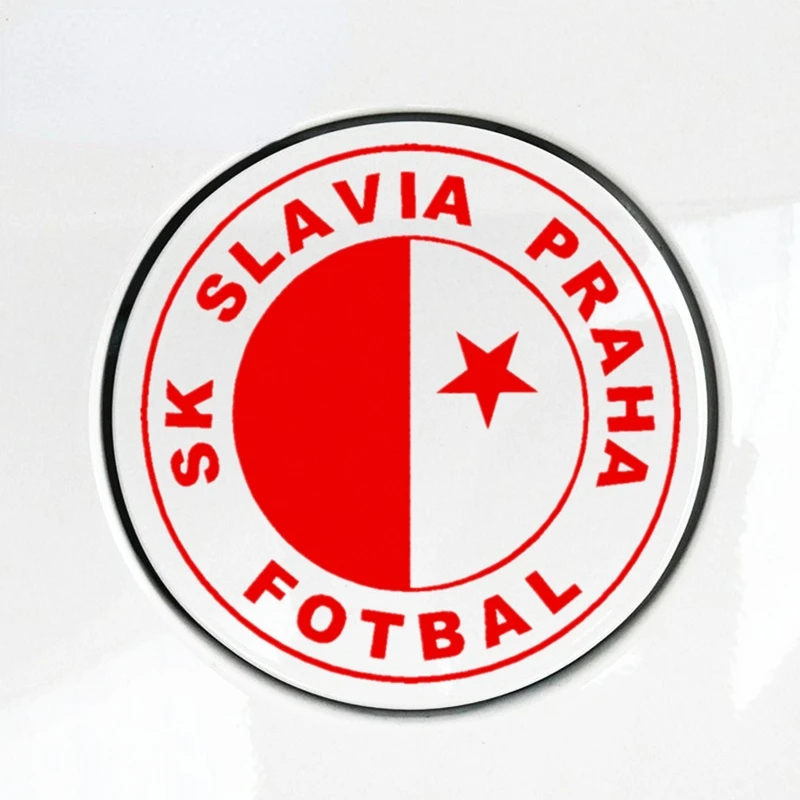 

Car Stickers Czech Republic Slavia Praha Fotbal Creative Decals Auto Tuning Styling Vinyls D20 Car Stickers Accessories
