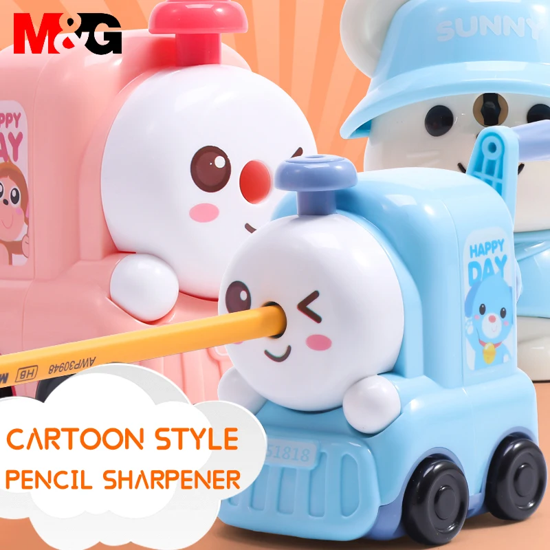 M&G Auto-feed Rotary Mechanical Pencil Sharpener Kawaii Pen Sharpener Office Supplies Creative Cute Sharpener Stationery