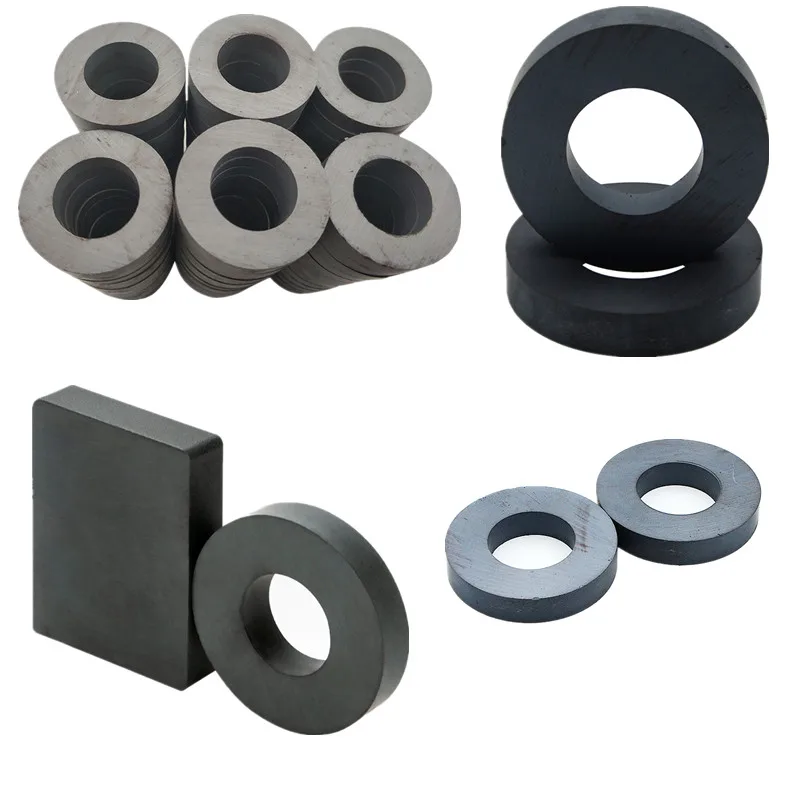 500pcs/lot Y30 Disk Ferrite Magnet 10*2 Permanent  magnet 10x2 Black Round Speaker magnet 10 x 2