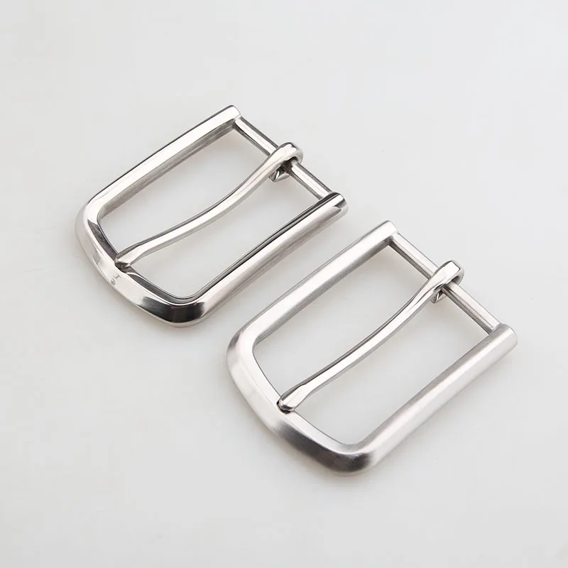 1pcs Metal 35mm Stainless Steel Belt Buckle For Men Single Pin Belt Half Buckle Fit For 32mm-34mm