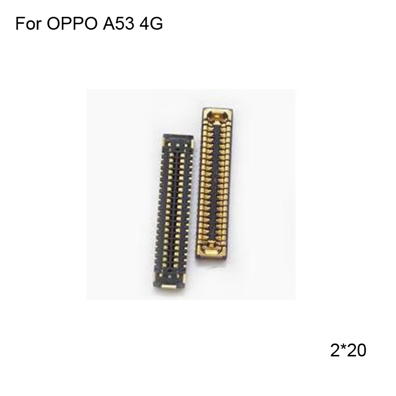 2 قطعة موصل هيكلي المصغّر USB شحن ميناء FPC موصل ل OPPO A53 4G المنطق على اللوحة الرئيسية ل OPPO A 53 4G